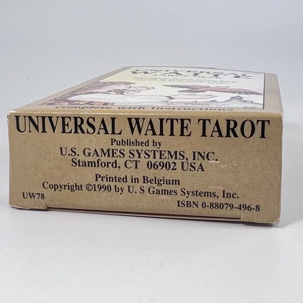 Vintage 1990 Universal Waite Tarot Deck Cards 70 Cards & Manual